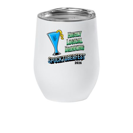Spocktoberfest, a White Insulated Wine Cup