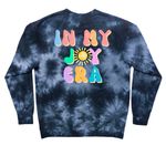 Pediatric Nurses Week 2026, a Black Tie Dye Crewneck Sweatshirt (back-view)