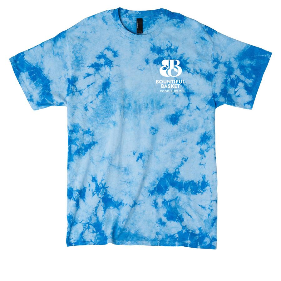 Tie Dye T-Shirts, a Sky Blue Crystal Tie Dye Tee