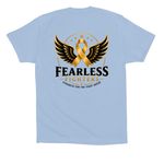 In Memory Of Adeline, a Baby Blue Premium Cotton Tee (back-view)