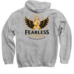 In Memory Of Adeline, a Sport Grey Pullover Hoodie (back-view)