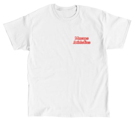 Breddy?s tee, a White Classic Unisex Tee (back-view)