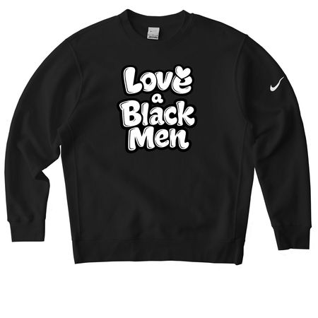 &nbsp;Empower the Culture, a Black Nike Club Fleece Crewneck Sweatshirt