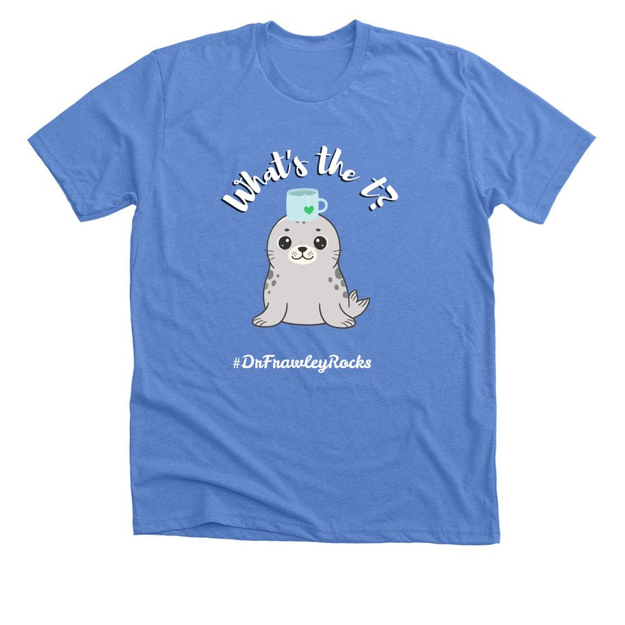 What's The T Type 2, a Heather Columbia Blue Premium Unisex Tee
