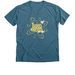Bird Nerd for Life, a Heather Deep Teal Premium V-Neck Tee