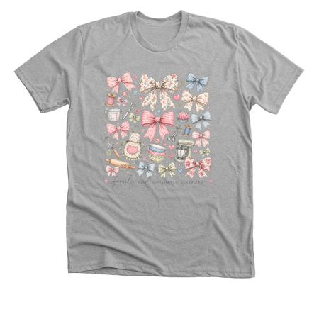 FCS Bow Tee, a Athletic Heather Premium Unisex Tee