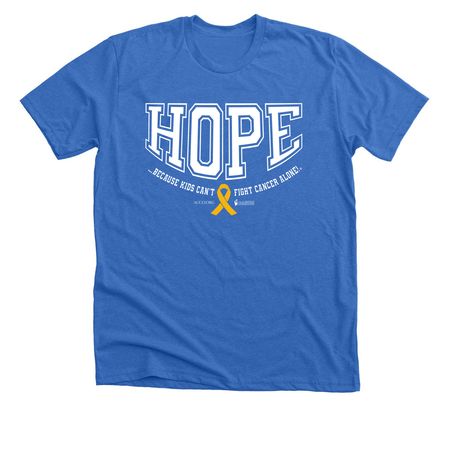2026 CCAM HOPE Shirts, a Heather True Royal Premium Unisex Tee