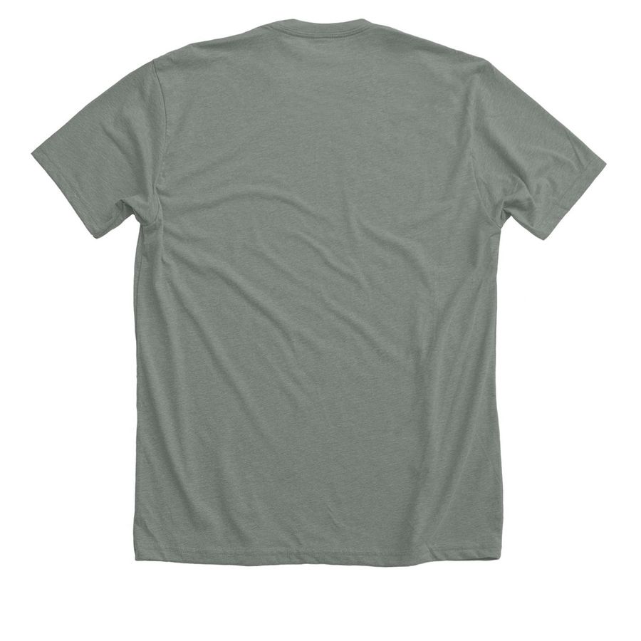 Bingo For BooBies, a Deep Heather Premium Unisex Tee (back-view)