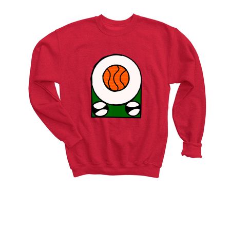 Sushi Wear Sweatshirts OG, a Red Youth Crewneck Sweatshirt