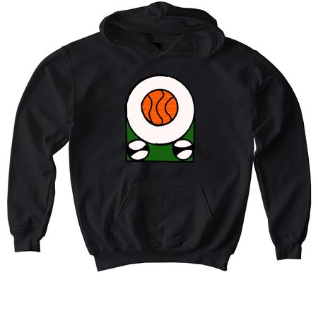 Sushi Wear Sweatshirts OG, a Black Softstyle Youth Pullover Hoodie