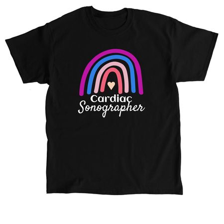 Rainbow sonographer, a Black Classic Unisex Tee