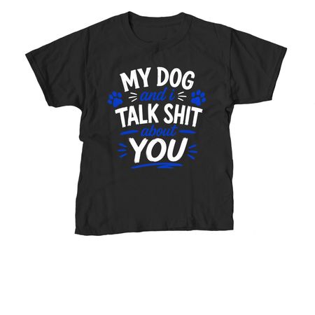 Talk Sh!t, a Black Youth Unisex Tee