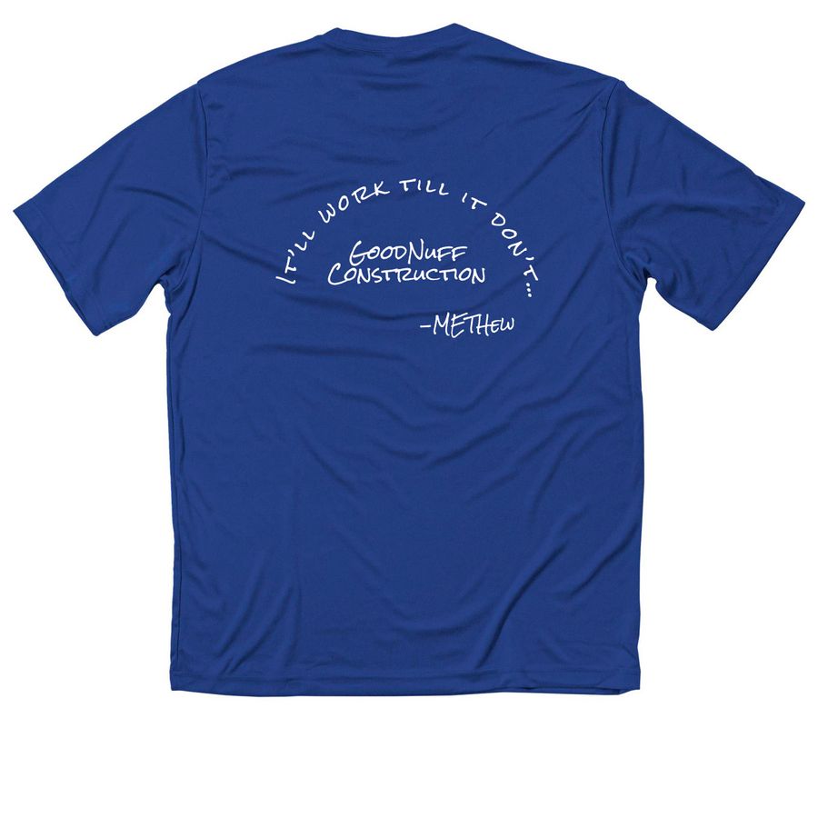 It?ll Work, a True Royal Classic Performance Tee (back-view)