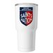 Saints Nation Tumbler, a White Insulated Tumbler