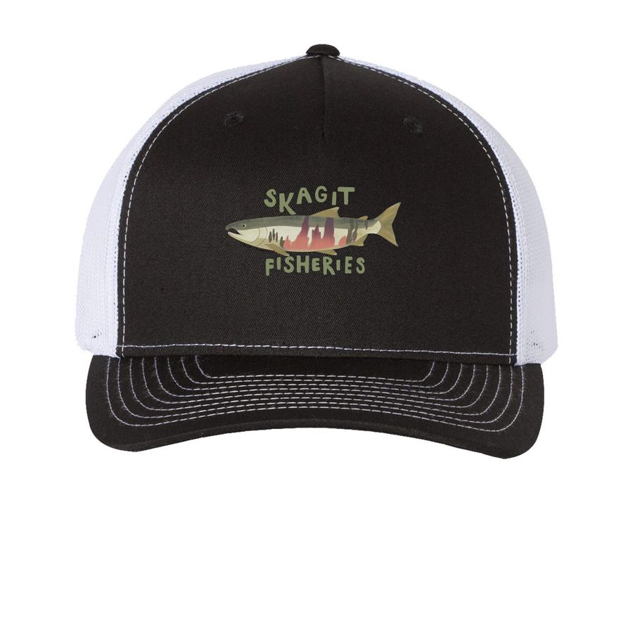 Swag Sale: Celebrate Spawner Season, a Black/ White Printed Five-Panel Trucker Cap