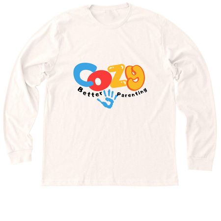 Better Parenting, a Heather Natural Premium Long Sleeve Tee