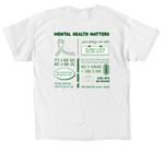 MHA Month Collage, a White Classic Unisex Tee (back-view)