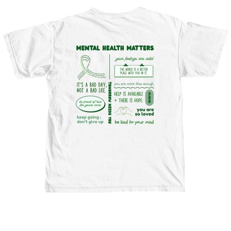 MHA Month Collage, a White Comfort Colors Unisex Tee