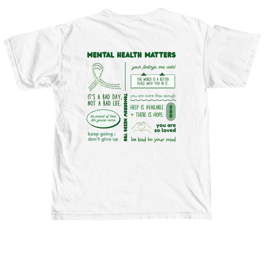 MHA Month Collage, a White Comfort Colors Unisex Tee