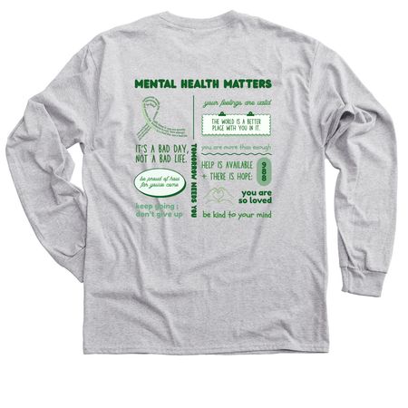 MHA Month Collage, a Sport Grey Classic Long Sleeve Tee