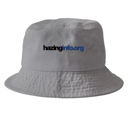 Hazinginfo.org, a Grey Printed Bucket Hat