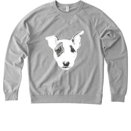 Bantam (Pilot), a Granite Grey Heather Allmade Organic French Terry Crewneck Sweatshirt