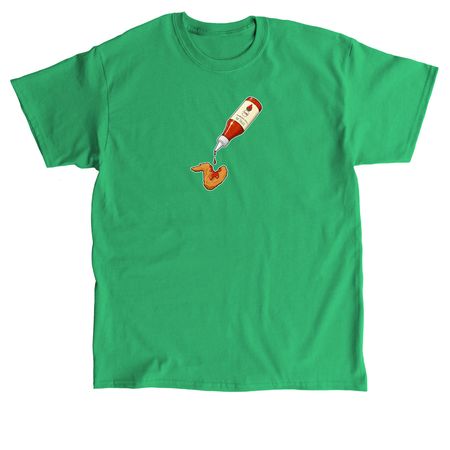 The TPB Hot Sauce T, a Irish Green Classic Unisex Tee