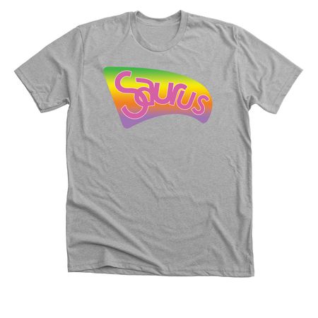 Solar Saurus, a Athletic Heather Premium Unisex Tee