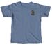 WF Deca Camo Design Tee, a Blue Jean Comfort Colors Unisex Tee