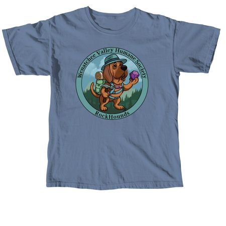 WVHS RockHounds Gear, a Blue Jean Comfort Colors Unisex Tee