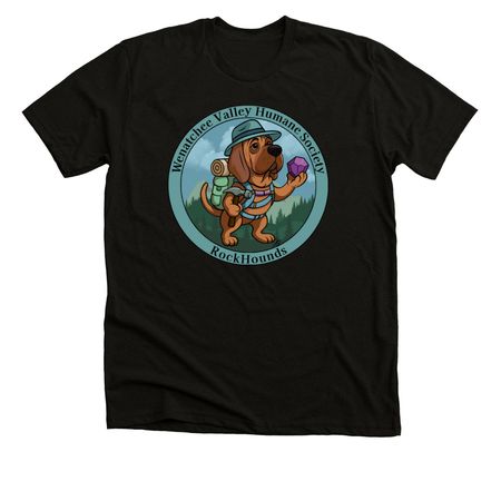 WVHS RockHounds Gear, a Black Heather Premium Unisex Tee