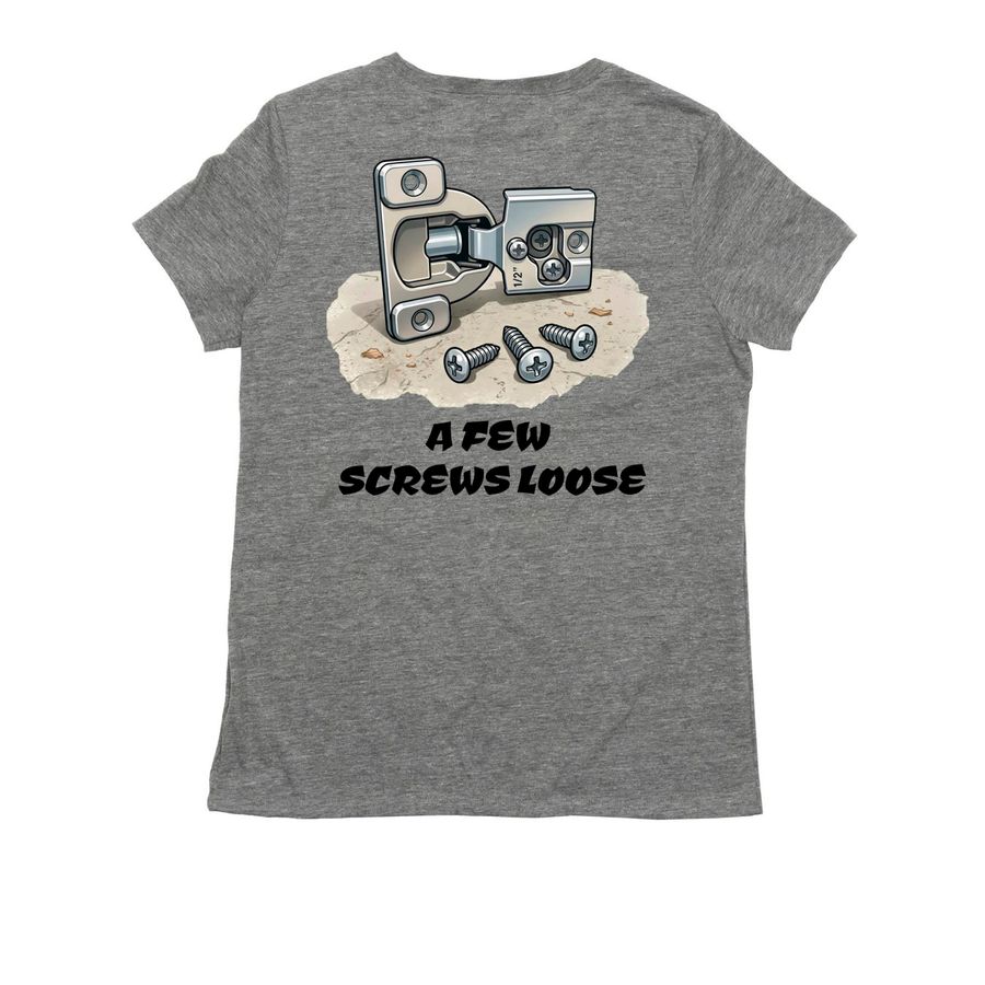 A Few Screws Loose, a Aluminum Grey Allmade Eco Triblend Women?s Tee