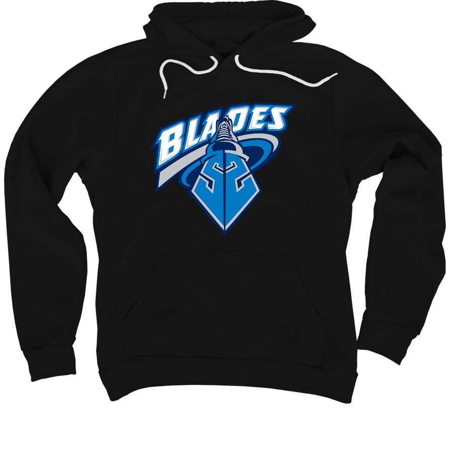Adult Blades Fitted Hoodie, a Black Premium Pullover Hoodie