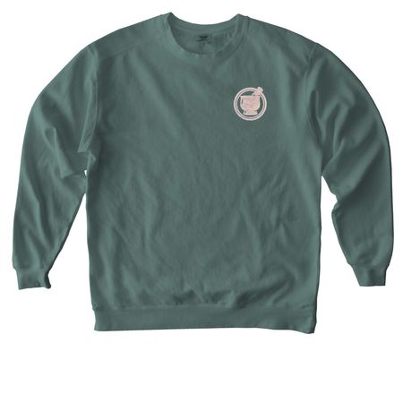Unisex More Than Meds, a Blue Spruce Comfort Colors Crewneck Sweatshirt