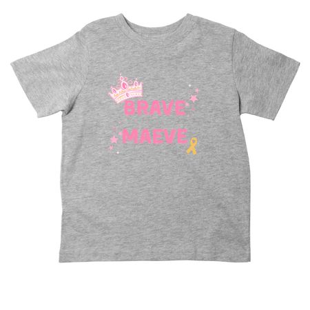 Brave Maeve&nbsp;, a Heather Toddler Tee