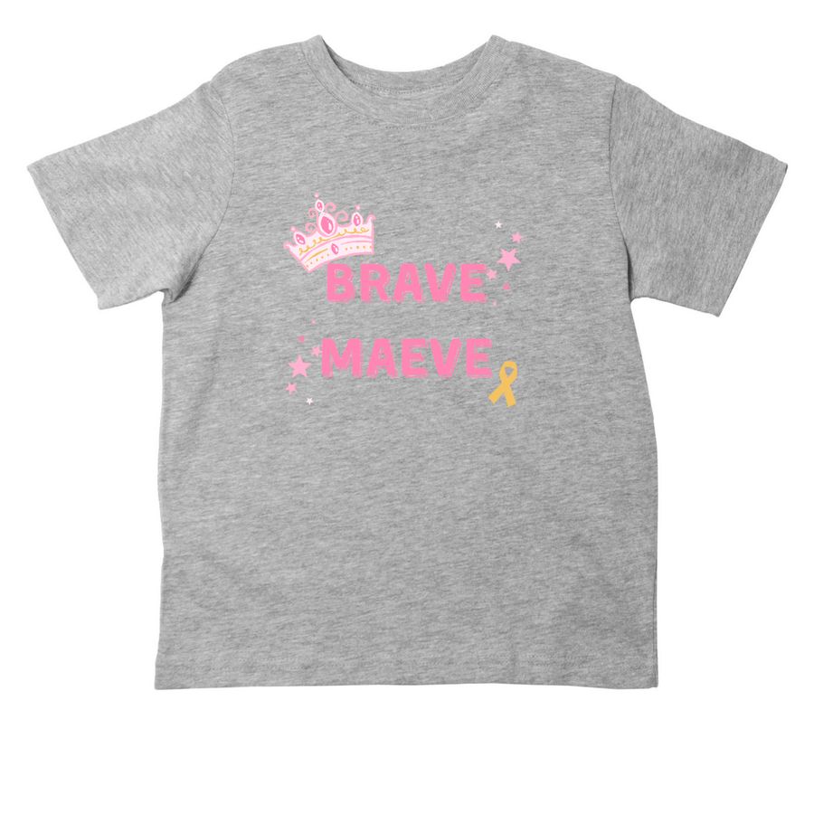 Brave Maeve&nbsp;, a Heather Toddler Tee