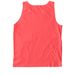 Tarameg 38 Years White Logo Tanktop, a Neon Red Orange Comfort Colors Tank Top (back-view)