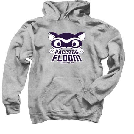Raccoon Floom - Logo Hoodie, a Sport Grey Pullover Hoodie