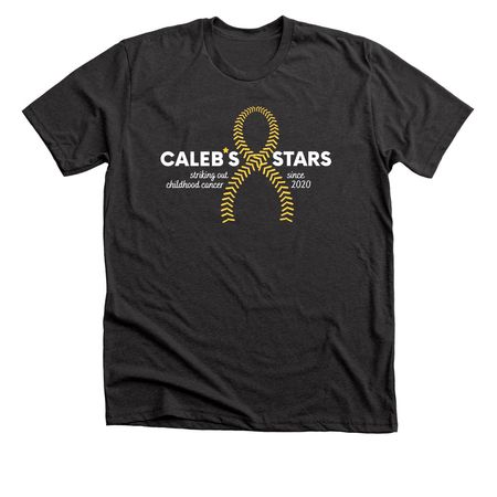 Caleb's Stars 2026 T-Shirts, a Dark Grey Heather Premium Unisex Tee