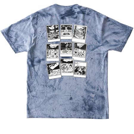 &nbsp;Adults tees, a Ocean Comfort Colors Colorblast Tee (back-view)