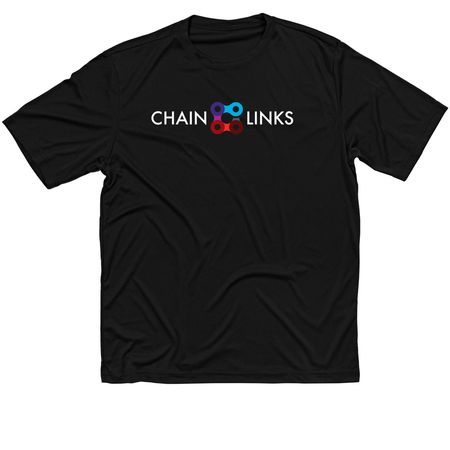 Chain Links Tech Tees, a Black Classic Performance Tee
