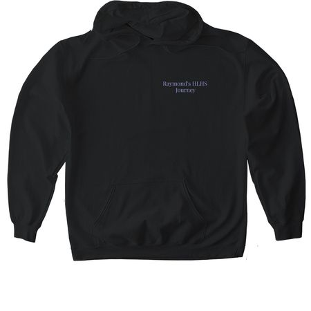 Raymond's HLHS Journey&nbsp;, a Black Gildan Softstyle Pullover Hoodie