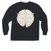 Hayes Strong pocket tee.&nbsp;, a Black Comfort Colors Long Sleeve Pocket Tee (back-view)