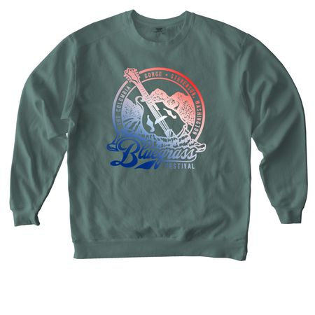 2026 Columbia Gorge Bluegrass&nbsp;, a Blue Spruce Comfort Colors Crewneck Sweatshirt