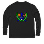 Do Not Try the Patience of Wizards..., a Deep Black Allmade Eco Triblend Long Sleeve Tee (back-view)