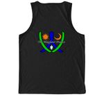 Do Not Try the Patience of Wizards..., a Deep Black Allmade Eco Triblend Tank (back-view)