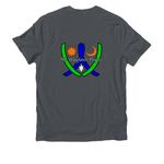 Do Not Try the Patience of Wizards..., a Terrain Grey Allmade Organic Cotton Unisex Tee (back-view)