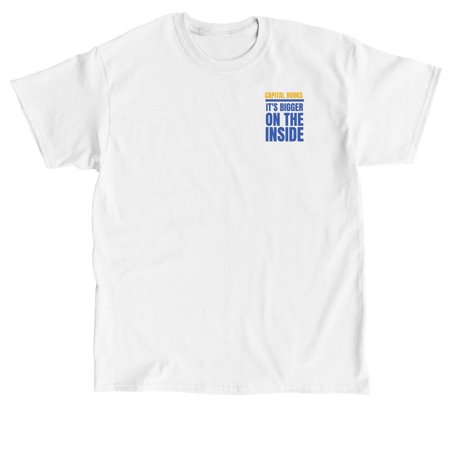 Tardis "It's bigger on the inside", a White Classic Unisex Tee