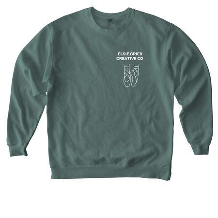 Elsie Grier Creative Co., a Blue Spruce Comfort Colors Crewneck Sweatshirt