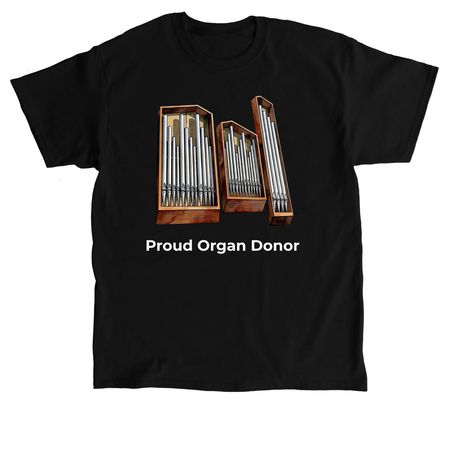 Organ Donor, a Black Classic Unisex Tee